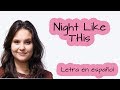 Madison VanDenburg - Night Like This - Lyrics/Letra en Español