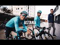 Riding with the Astana Pro Team!