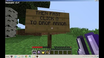 Minecraft Armor duplicate [DUPE] glitch 1.6.2-1.7.4