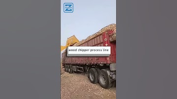 Wood Chipper Process Line Full Automatic High Efficiency Save Labor