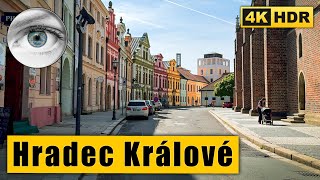 The Jewel of Czech history and culture - Hradec Králové Walking Tour 🇨🇿 Czech Republic 4k HDR ASMR