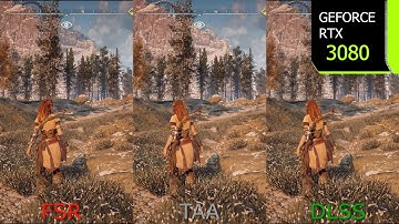 Horizon Zero Dawn 1440p FSR vs DLSS | i7 10700F | RTX 3080
