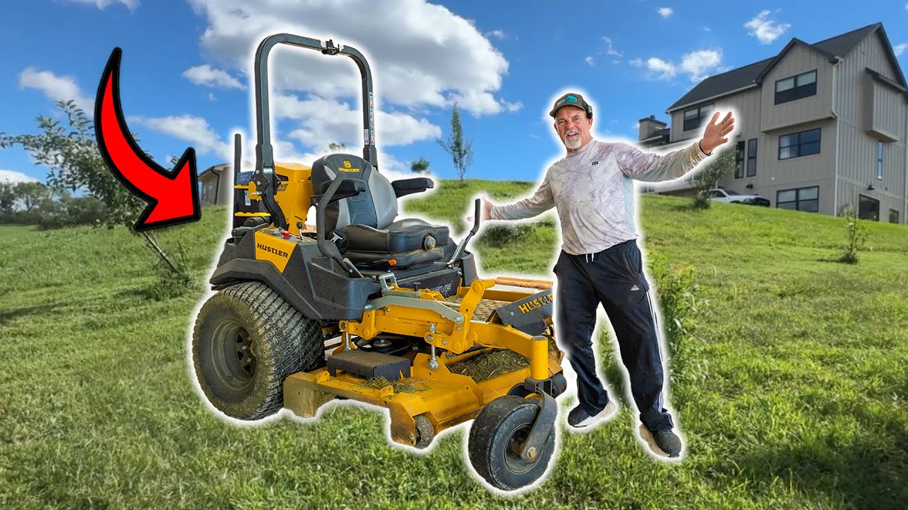 I Bought a $17,000 Lawnmower! (Immediately Crashed It...)
