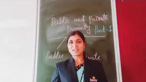 Class4.    EVS.  Lesson-Public and private property,   part-1