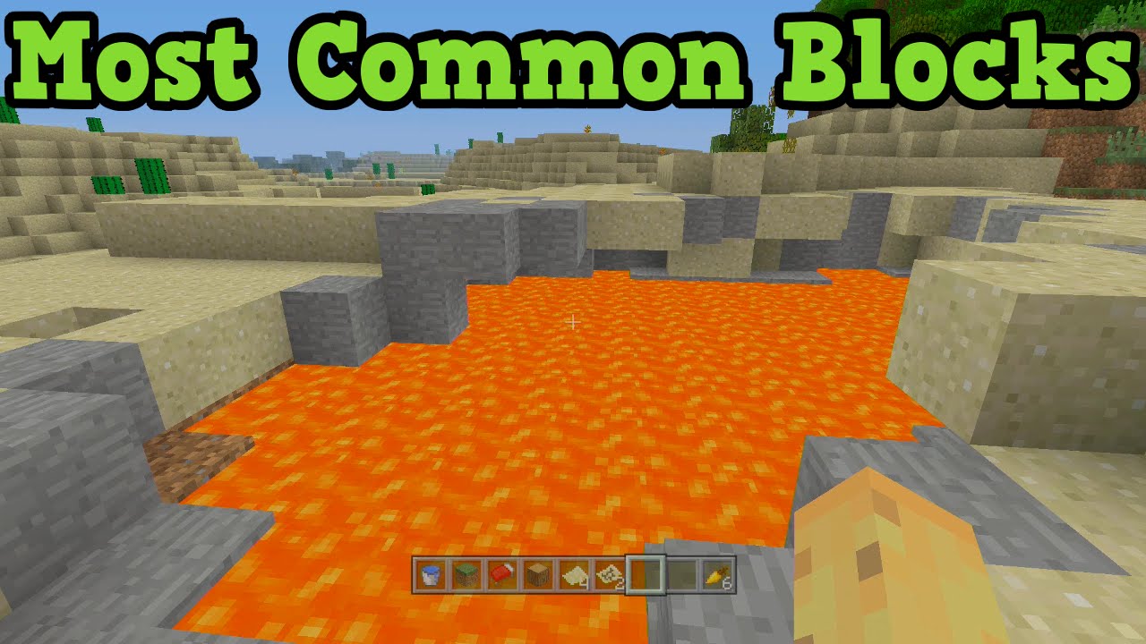 Minecraft Xbox 360 + Ps3 Top 10 Most Common Blocks - Youtube