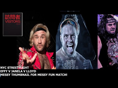 NYC Street Fight  Joey Janela v EFFY v Broski Jimmy (Orange Crush x VISITORS) 4K