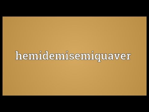 Header of hemidemisemiquaver
