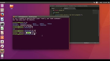 TIENEBUENCOLOR-Como Compilar C Linux