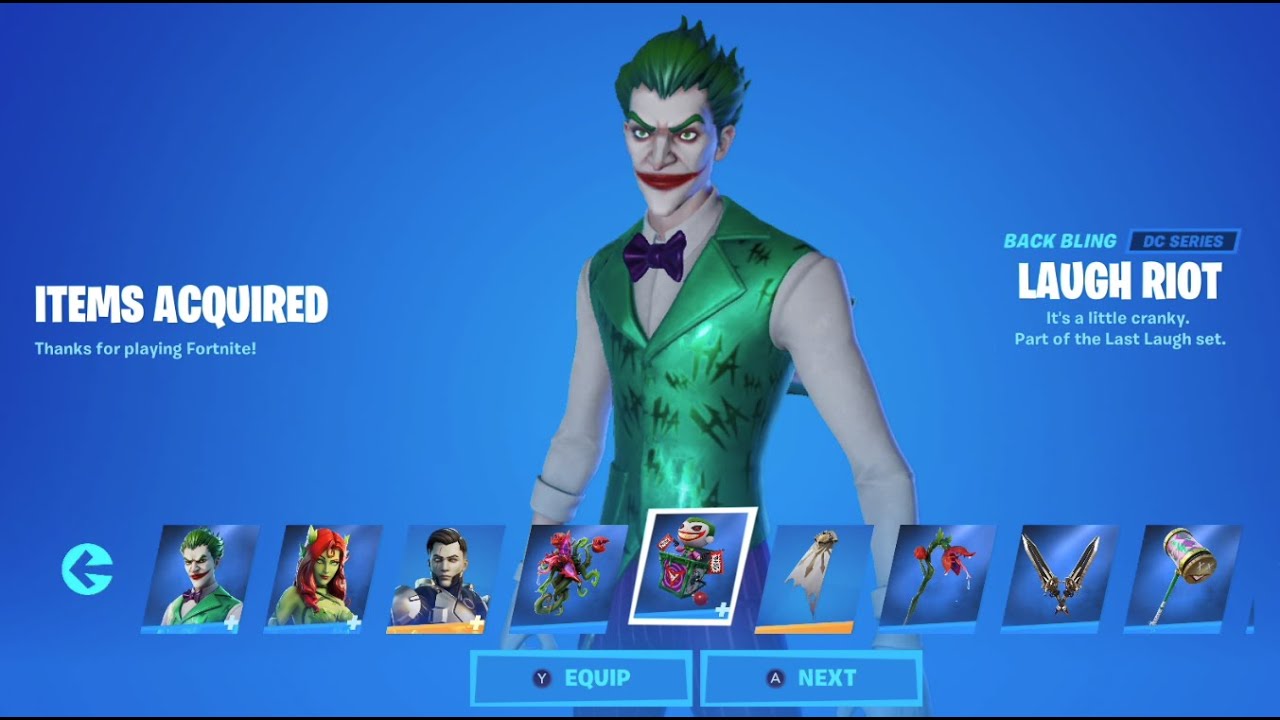 Redeeming The Last Laugh Bundle in Fortnite YouTube