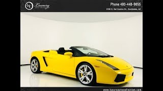 #2185 | 2008 Lamborghini Gallardo Spyder | For Sale Scottsdale, AZ