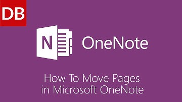 OneNote For Mac | How to Move a Page 1 Minute Tutorial