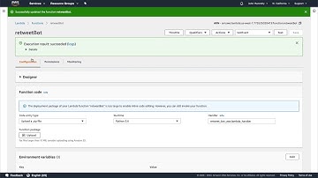 6.2 Deploying Twitter Bot with AWS