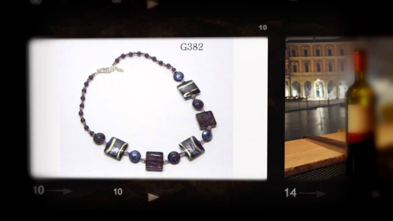 Murano Glass Jewelry and Venice, Italy