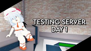 [MM2] Testing Server DAY ONE - Silly Moments And Antics ft. @playtested.