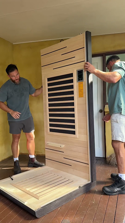 Best or worst daughter in law!? 😂 installing an home sauna is major brownie points right! #sauna