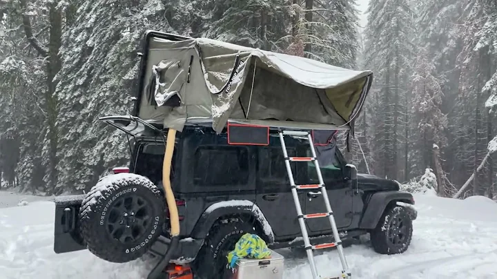 20F Solo Camping at 8000 FT