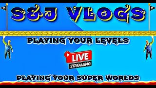 🔴 🎮📢➡ 🌑 🌑 EXTERMINATING VIEWERS LEVELS & SUPER WORLDS 🌑 🌑 🎮 🎮 🎮 PLAYING SUPER MARIO MAKER 2 🔴🎮📢 🆔  🤗