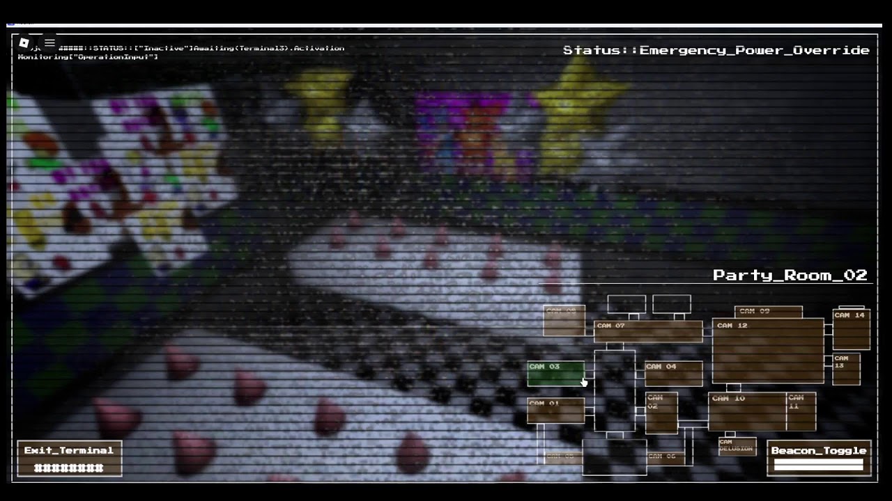 trying to beat fnaf 2 in roblox!