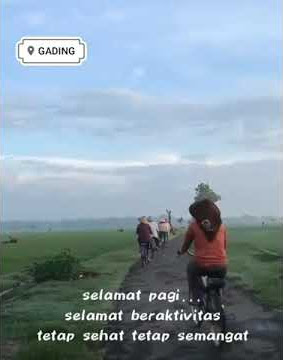 story wa santai suasana pagi hari di pedesaan | bikin kangen