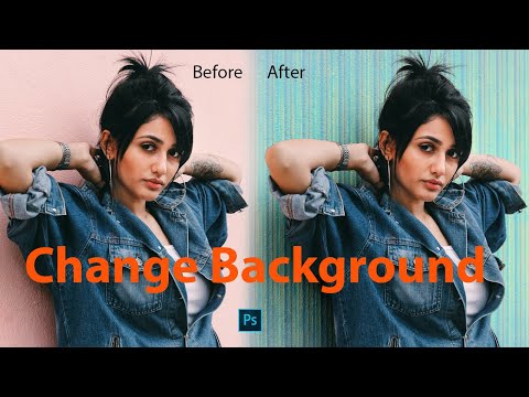 how to change background in adobe photoshop