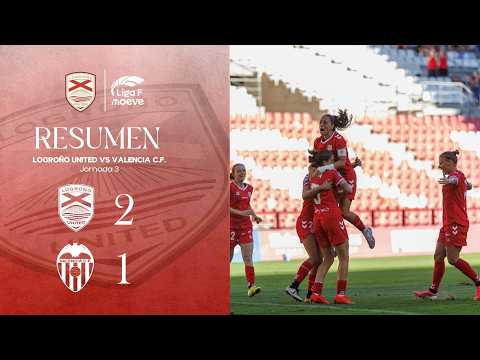 RESUMEN | LOGROÑO UNITED 2-1 VALENCIA C.F. | LIGA F