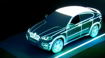 BMW X6   3D Projection Mapping   YouTube