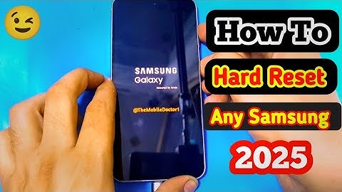 How To Hard Reset Any Samsung Phone 2025 | All Samsung Pattern Unlock | Factory Reset 