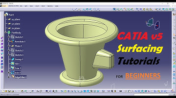 CATIA Surfacing Tutorials Generative shape design