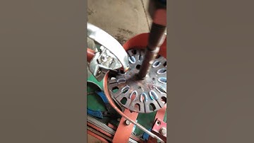 home made semi cnc fan winding machine