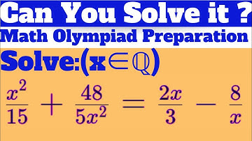 A Beautiful Algebra Problem||A Nice Olympiad Question||Math Problem Solving