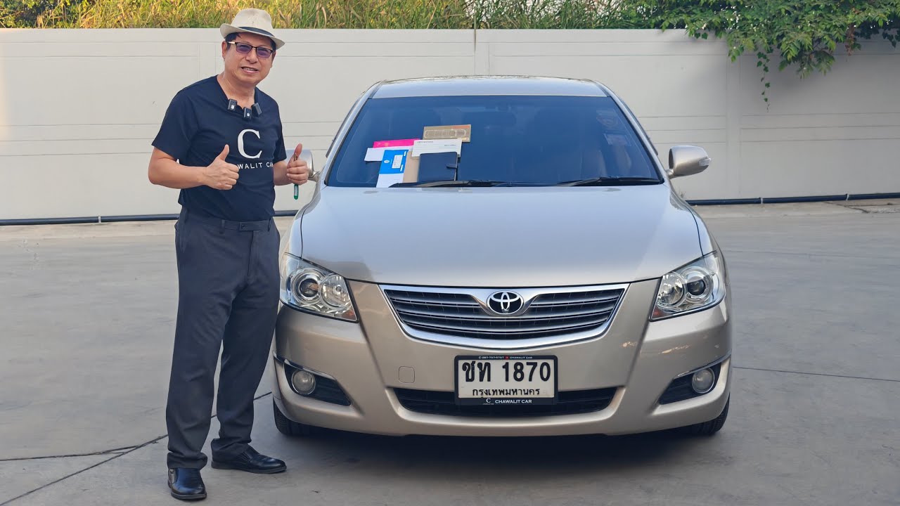 TOYOTA​ CAMRY​ 2.0G ปี 07 ไมล์แท้ 70,000 กม. ราคา 219,000 บาท โทร.087-757-5757​087-767-6767​