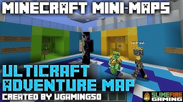 Minecraft Mini-Maps: UltiCraft Adventure Map