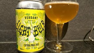 Verdant Light Bulb Extra Pale Ale By Verdant Brewing Company | British Craft Beer Review