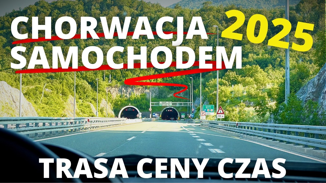 CHORWACJA SAMOCHODEM 2025☀️ || Aktualne ceny paliwa, winietki, autostrady, trasa 👍