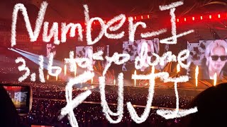 Number_I FUJI 東京ドーム　3/16 toHEROes tobe ドーム