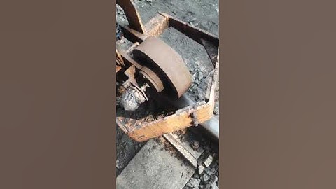 Railway track line inspection video