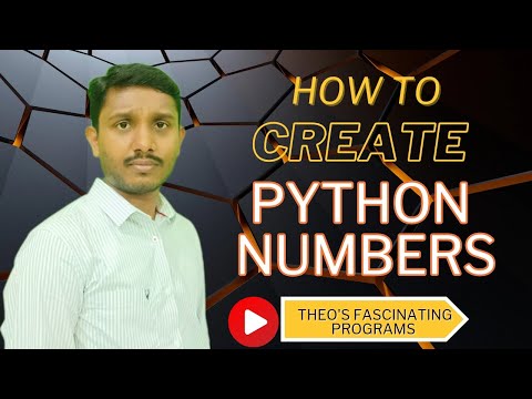 Python Numbers #theosfascinatingprograms #python #programming #Mr_Karthic_PGT_CS