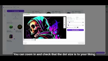 How to halftone an image