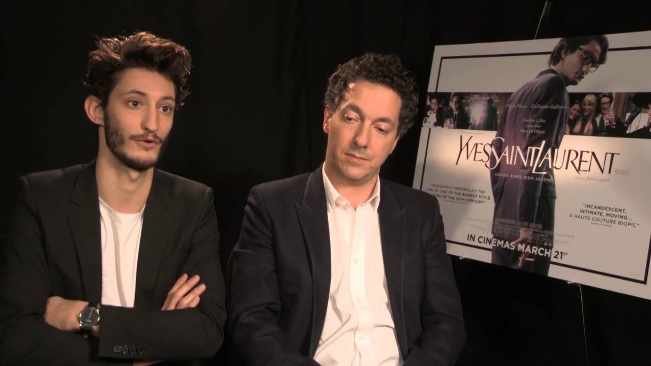 Yves Saint Laurent Pierre Niney And Guillaume Gallienne Interview Youtube