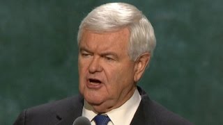 Newt Gingrich voices Trump support at RNC