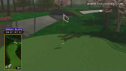 Golden Tee Great Shot on Southern Oaks!