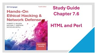 Certified Ethical Hacker Study Guide Chapter 7.6, HTML and Perl.