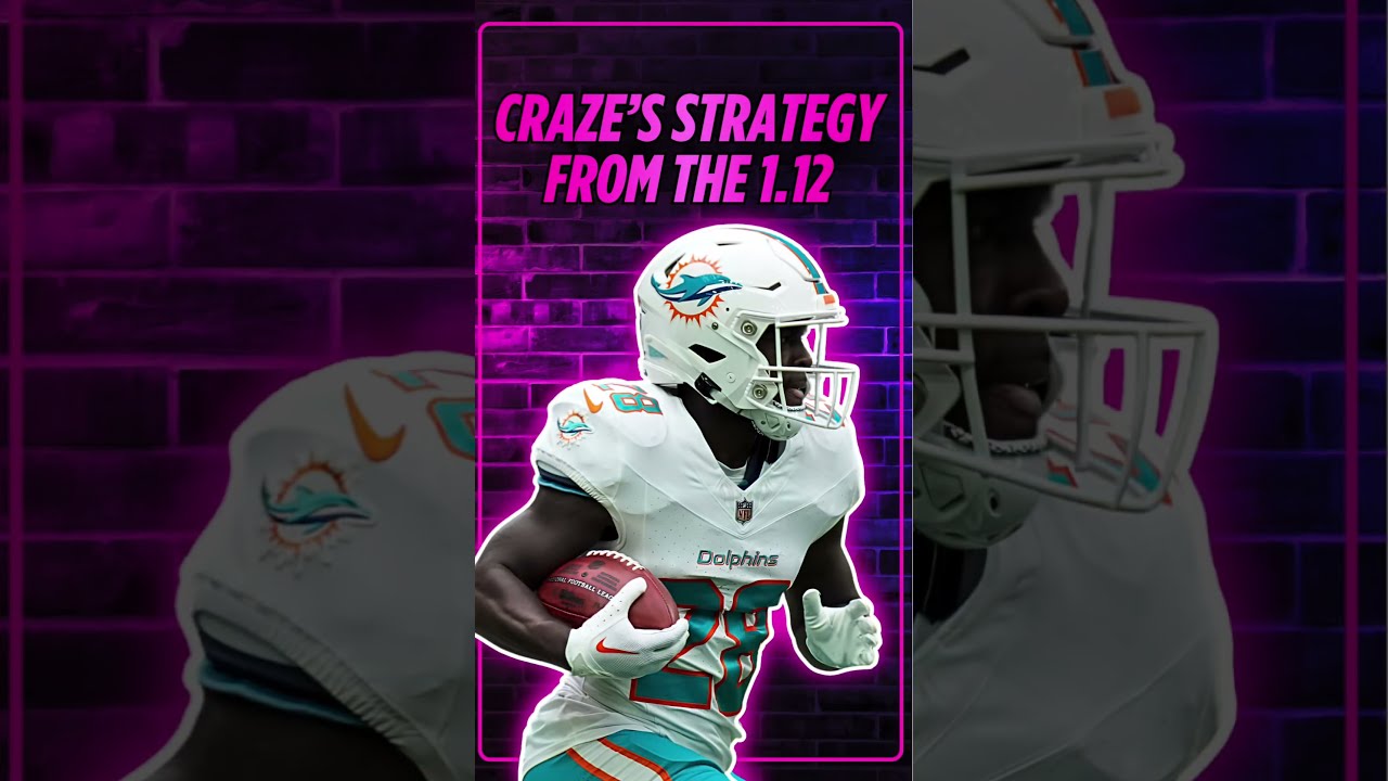 How to Build a Championship Winning Team from the 1.12! | 2026 Fantasy Redraft Advice #shorts