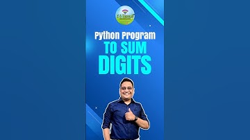 🔢 Sum of Digits in Python - Easy! 🐍