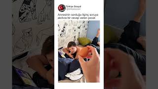 Annesinin Sorduğu Soruya Akıllıca Cevap Veren Çocuk