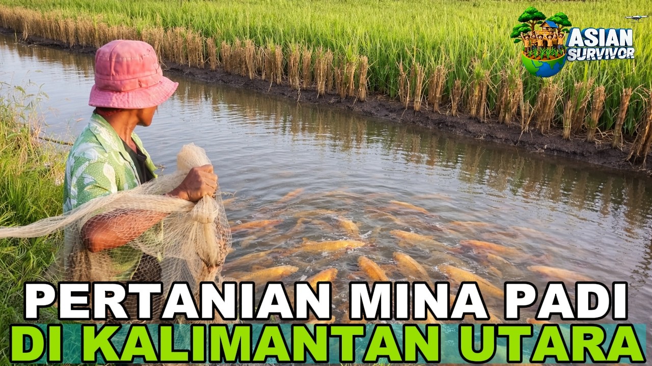 PANEN PADI DAN IKAN MAS DI LAHAN YANG SAMA; INSIPRASI TADI DARI DESA SALIMBATU, BULUNGAN, KALIMANTAN