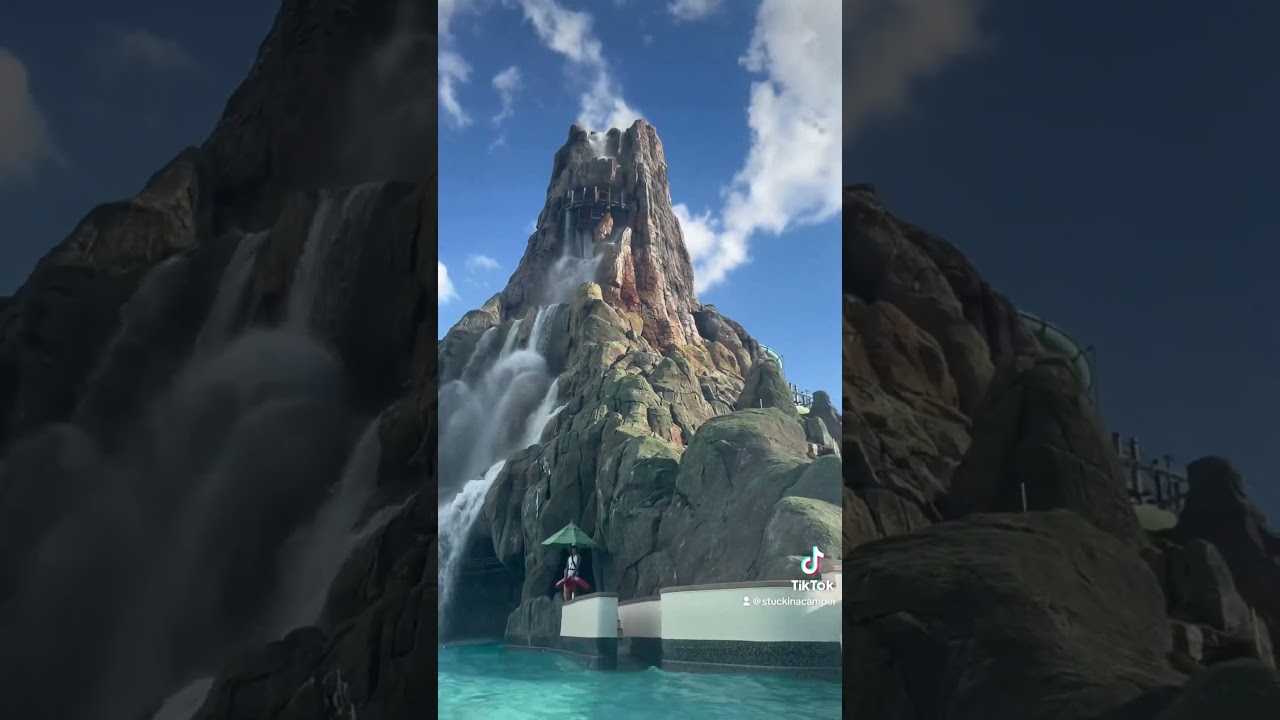 Ko&rsquo;okiri Body Plunge at Universal&rsquo;s #VolcanoBay Water Park #trapdoorslide #dropslide