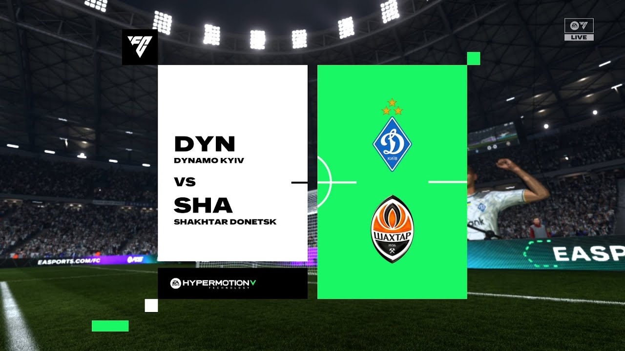 DYNAMO KYIV vs SHASHAKHTAR DONETSK | Ukrainian Cup 1/8 finals | FC 26 | gameplay