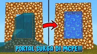 CARA MEMBUAT PORTAL SURGA DI MINECRAFT PE! screenshot 5