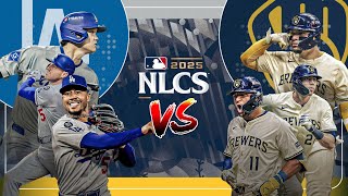Dodgers VS Brewers Live | MLB National League Championship Series Game 2025